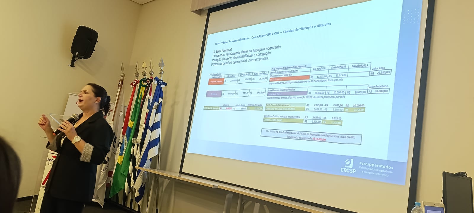 Prof.ª Danieli Aragão — slide Casos Práticos IBS e CBS · SESCON-SP Regional · nov 2025